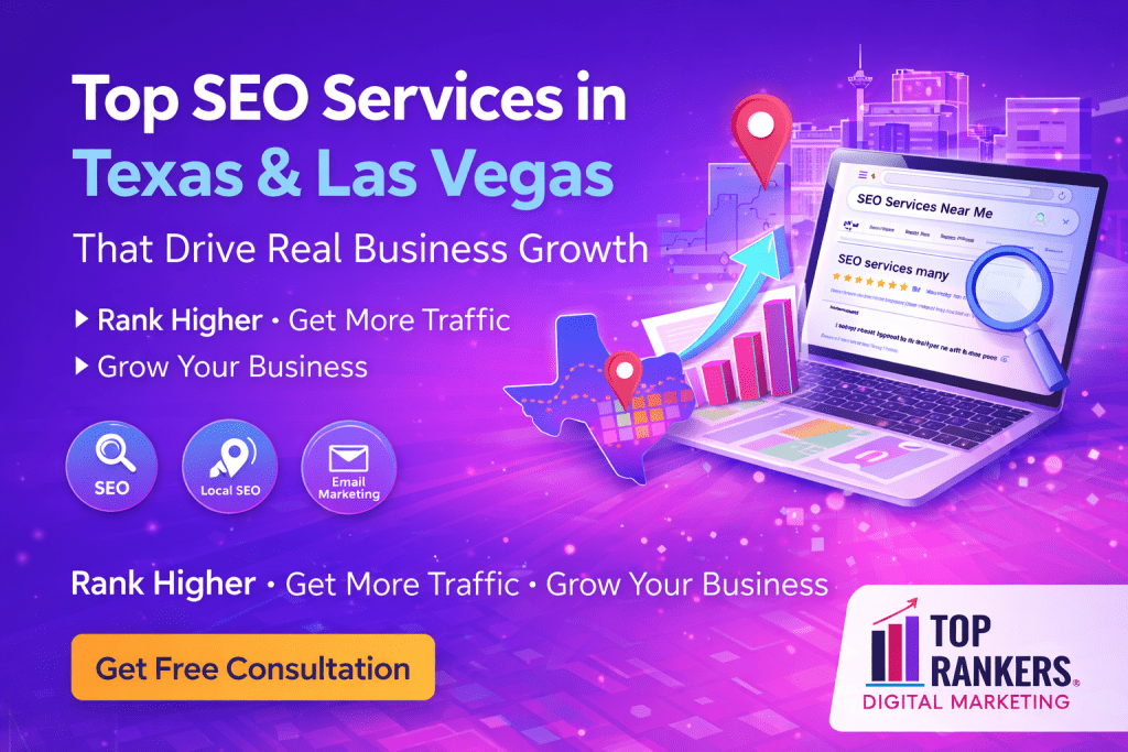 Top Rankers | SEO Services Texas & Las Vegas Experts